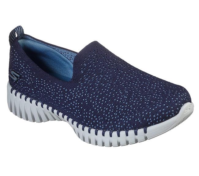 Zapatillas Para Caminar Skechers Mujer - GOwalk Smart Azul Marino ADEJZ0387